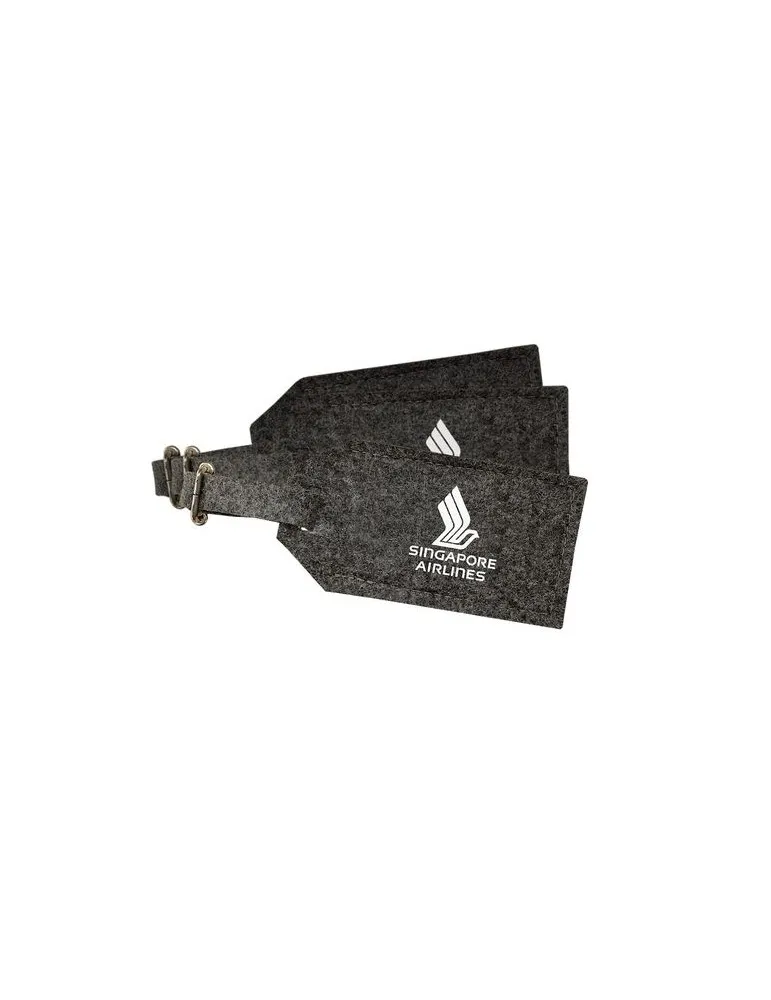 Porte-étiquette à bagage feutrine