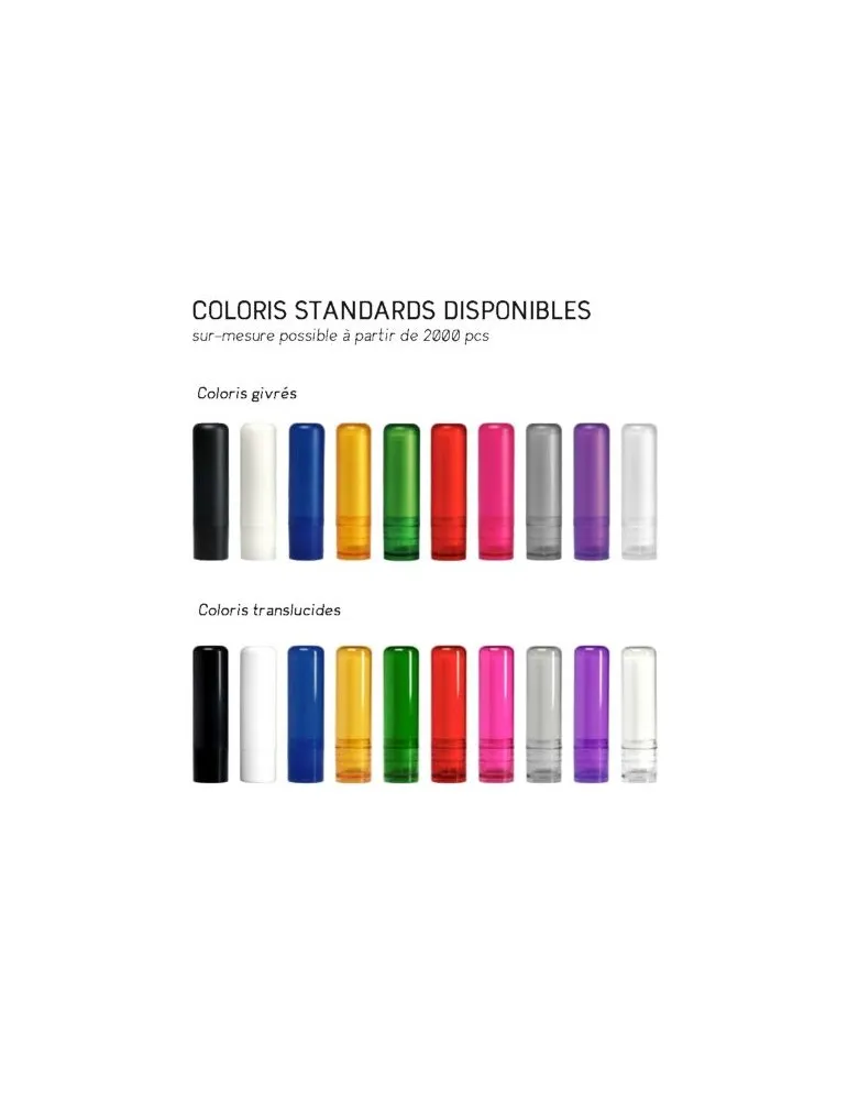 Stick vegan - Baume à lèvres naturel