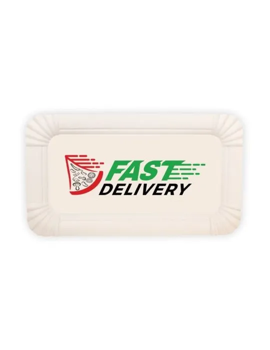 Assiette rectangulaire