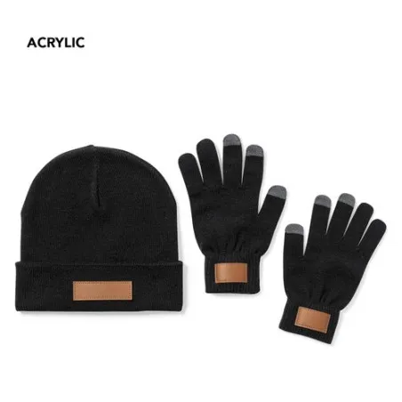 Set Prasan : Ensemble Gants et Bonnet Tactile
