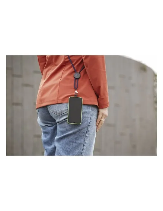 Lace Lanyard GRS RPET 0,5 cm cordelière téléphonique