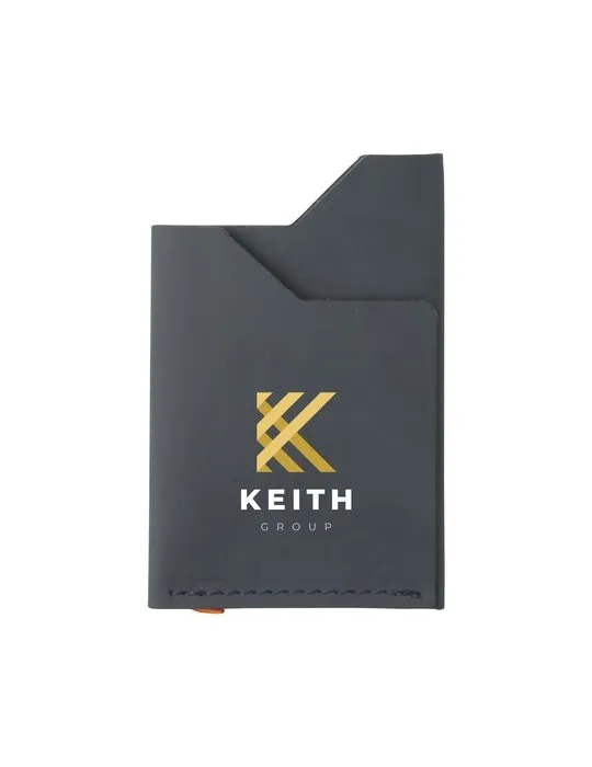 Recycled Leather Cardholder porte-cartes