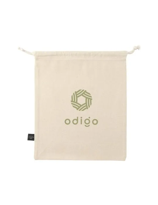 Gift Pouch Naturel GRS Recycled Cotton (150 g/m²) M