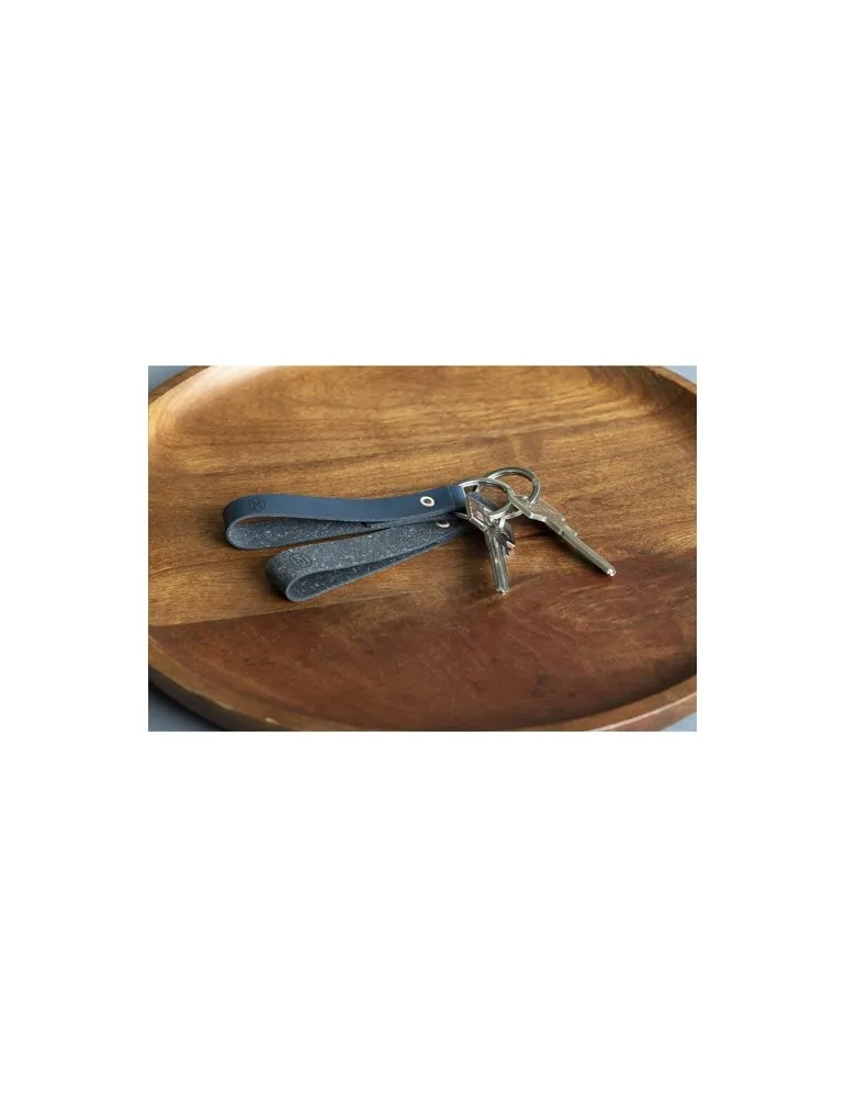Recycled Leather Keyring porte-clés