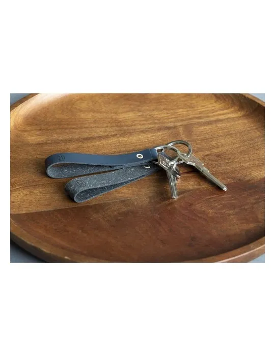Recycled Leather Keyring porte-clés