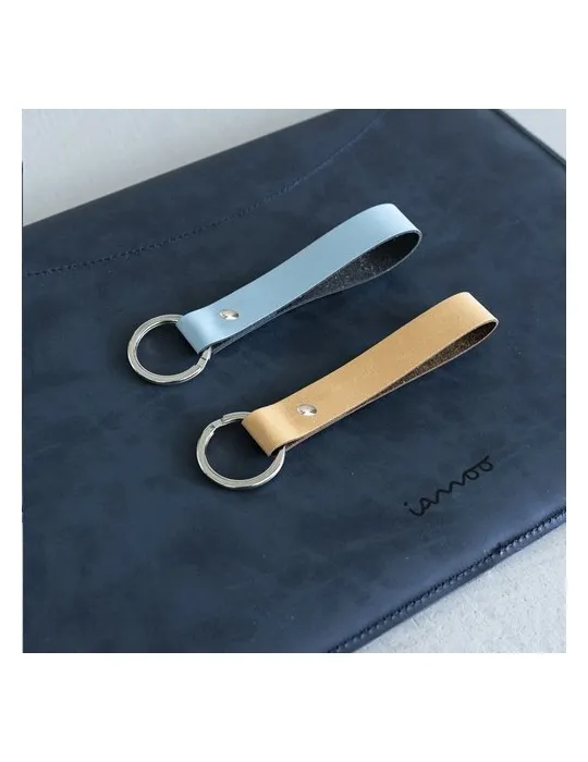 Recycled Leather Keyring porte-clés