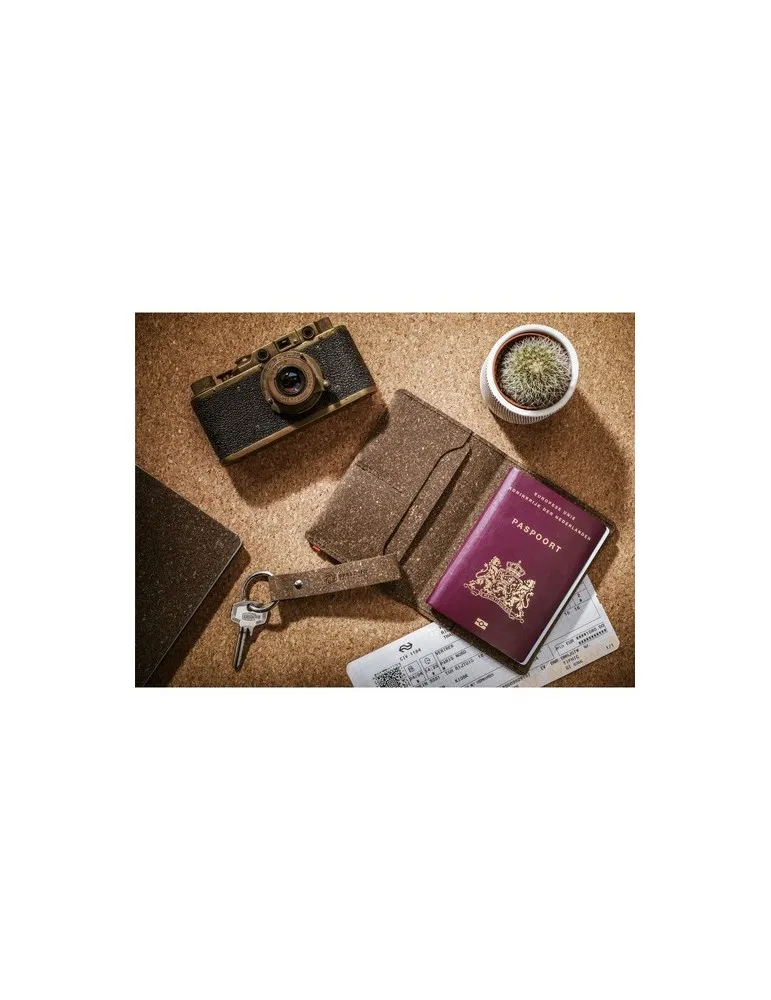 Recycled Leather Keyring porte-clés