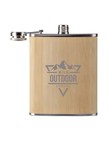 Hipflask Bamboo 200 ml gourde 2