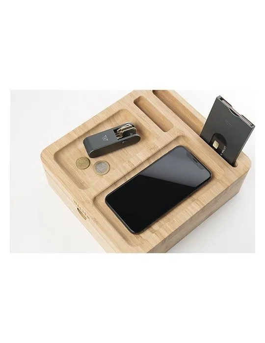 Walter Bamboo Big Dock 15W organisateur et chargeur