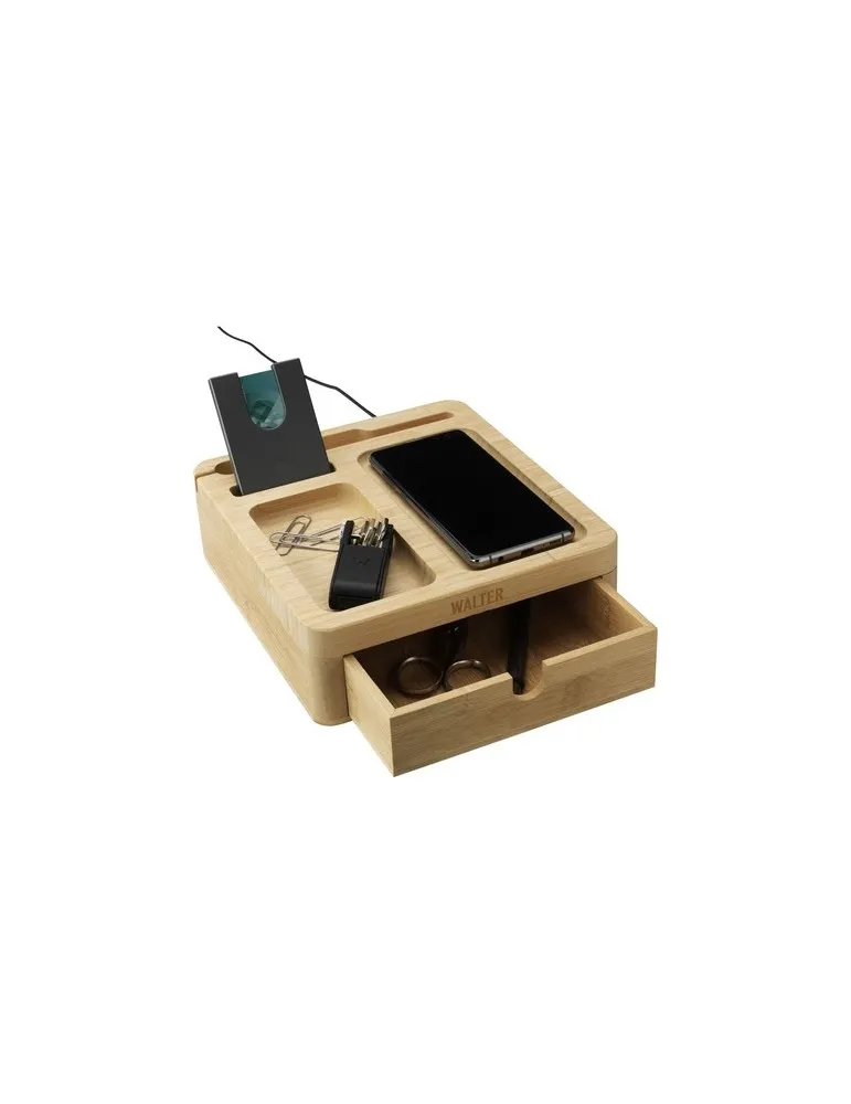 Walter Bamboo Big Dock 15W organisateur et chargeur