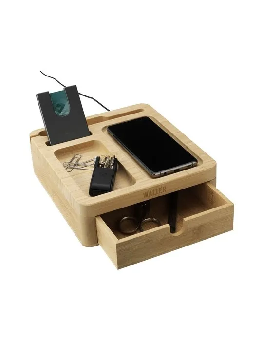 Walter Bamboo Big Dock 15W organisateur et chargeur
