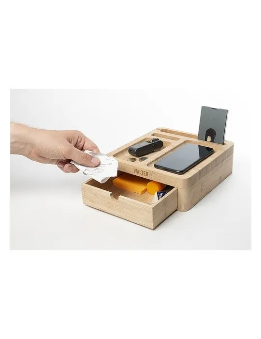 Walter Bamboo Big Dock 15W organisateur et chargeur