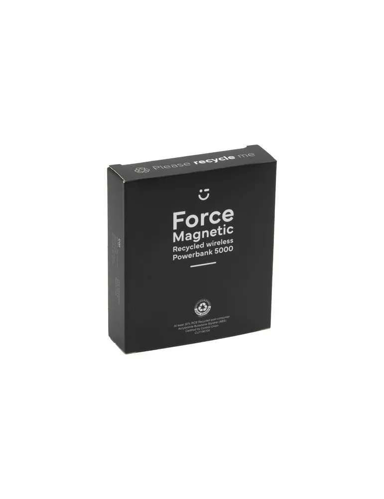 Force Magnetic RCS Recycled Wireless Powerbank 5000