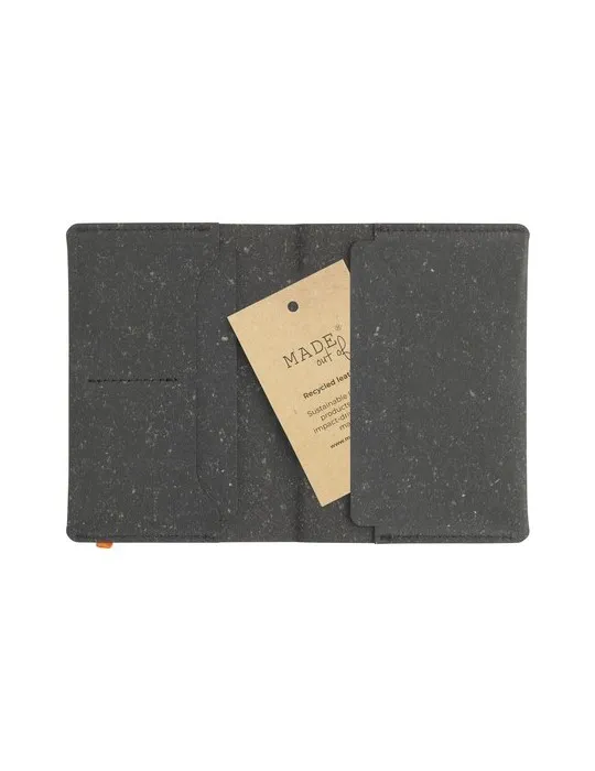 Recycled Leather Passport Holder étui à passeport