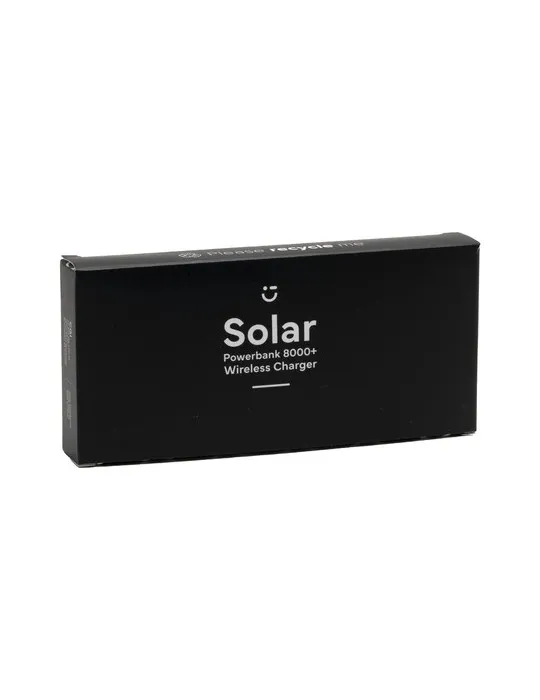 Solar Powerbank 8000+ Wireless Charger chargeur externe