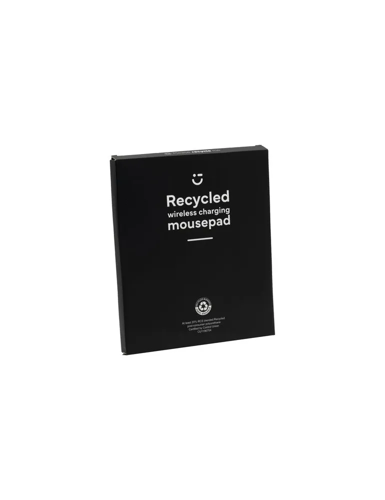 RCS Recycled Wireless Charging Mousepad tapis de