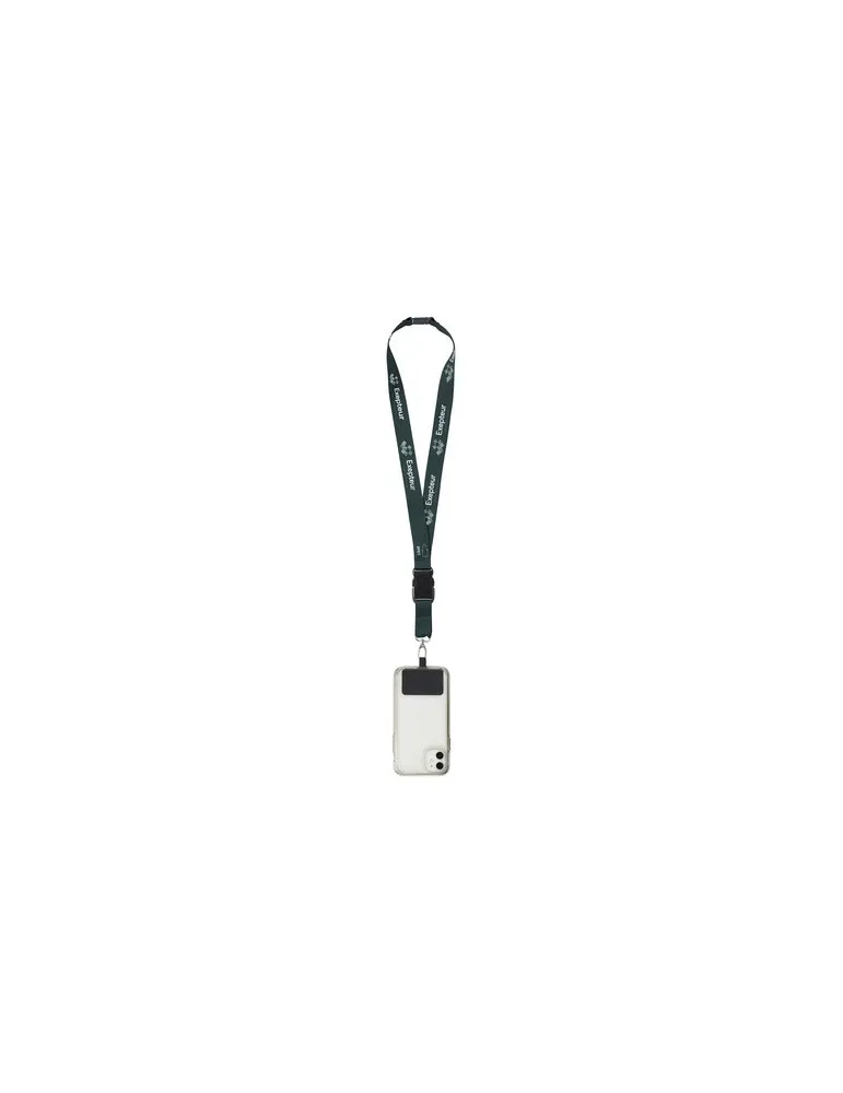 Lanyard Promo Complete Sublimation RPET 2 cm avec Patch