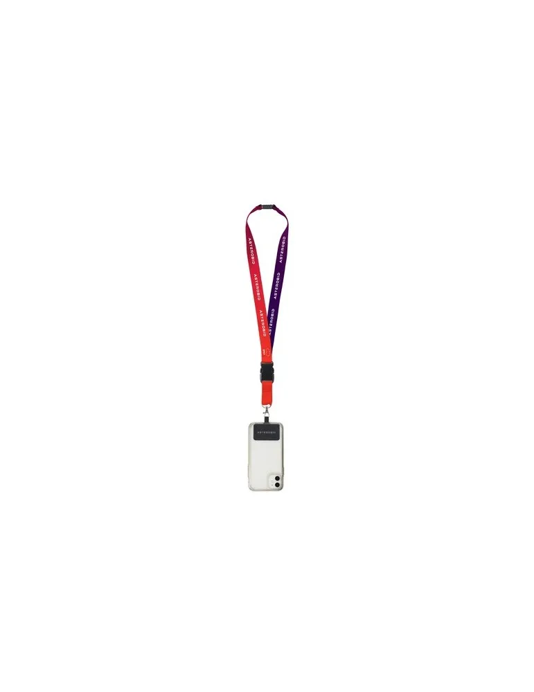 Lanyard Promo Complete Sublimation RPET 2 cm avec Patch