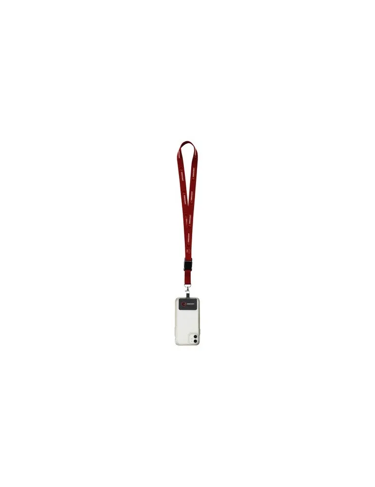 Lanyard Sublimation Buckle RPET 2 cm avec Patch