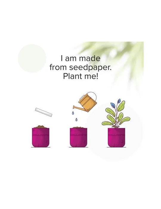 Seed Paper Lanyard 2 cm tour de cou