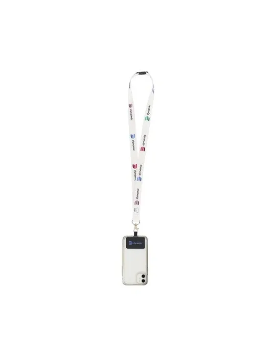 Lanyard Sublimation Safety RPET 2 cm avec Patch