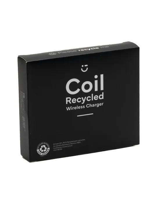 Coil RCS Recycled Wireless Chargerchargeur sans fil