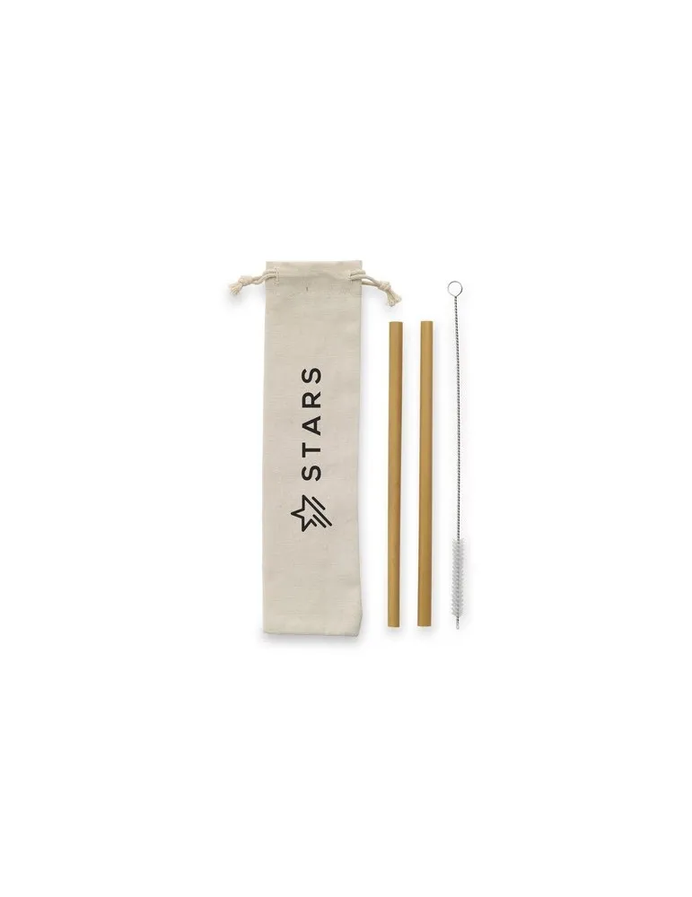 ECO Bamboe Straw Set pailles en bambou