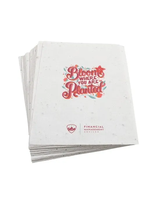 Leaflet A6 Flower Seed Paper 200 gr