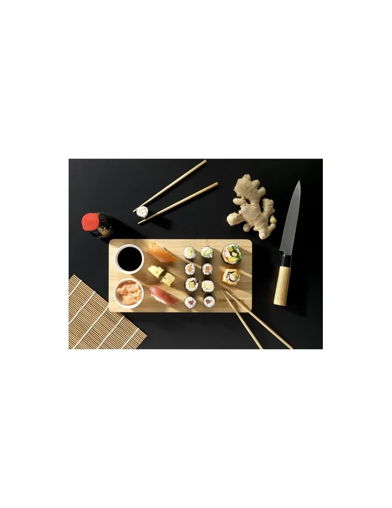 Temaki Bamboo Sushi Tray ensemble cadeau