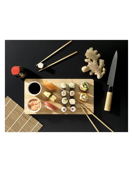Temaki Bamboo Sushi Tray ensemble cadeau