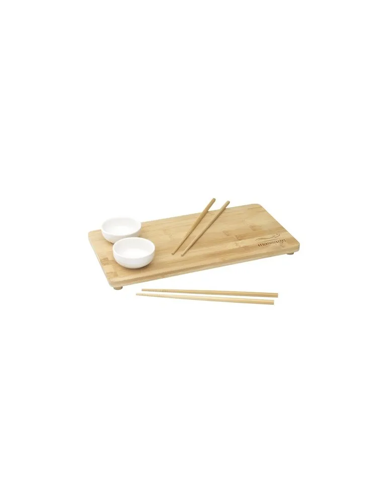 Temaki Bamboo Sushi Tray ensemble cadeau