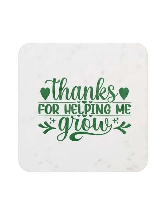 Square Coaster Flower Seed Paper 200 gr