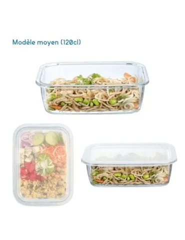 Lunchbox en verre 120cl 2