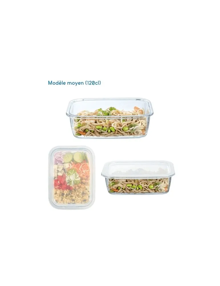 Lunchbox en verre 120cl