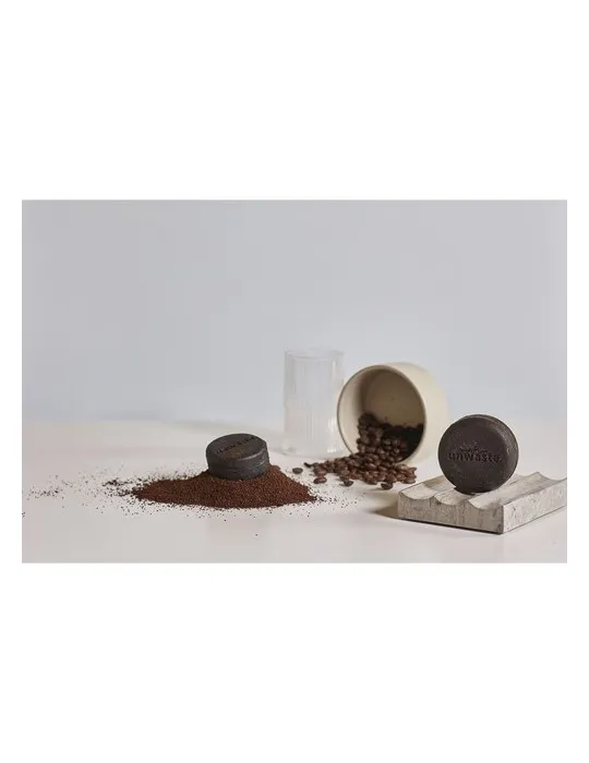 Unwaste Duopack Scrub & Shampoo bar Koffieolie