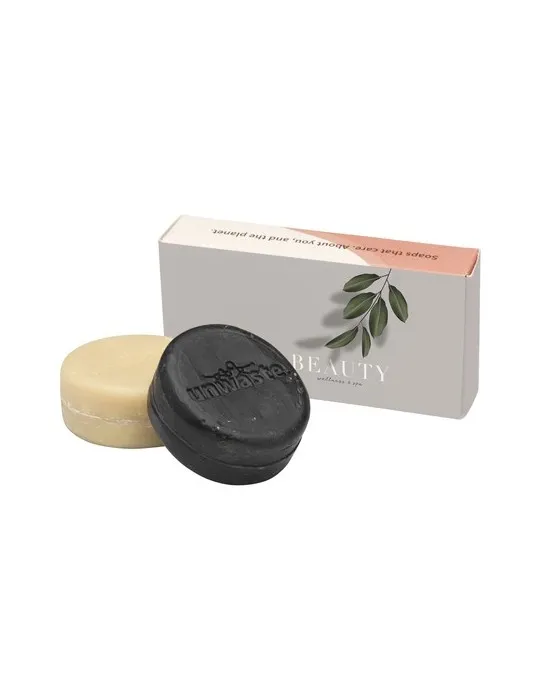 Unwaste Duopack Scrub & Shampoo bar Koffieolie