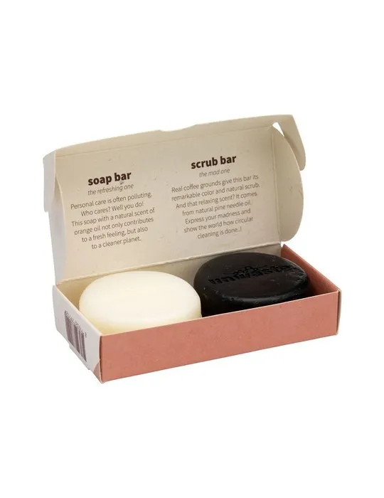 Unwaste Duopack Soap & Scrub bar