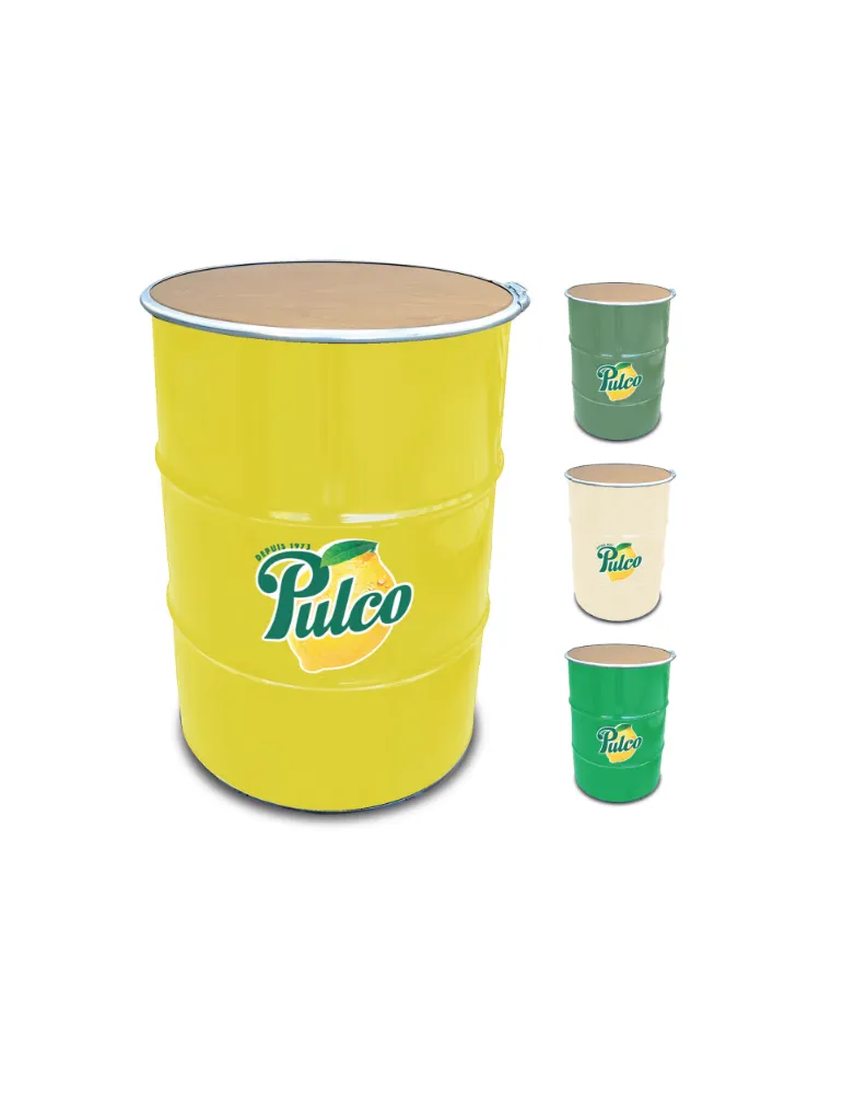 Des barils colorés personnalisés