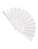 Eventail blanc en plastique