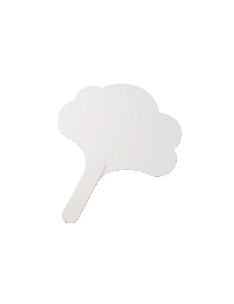 Eventail nuage blanc