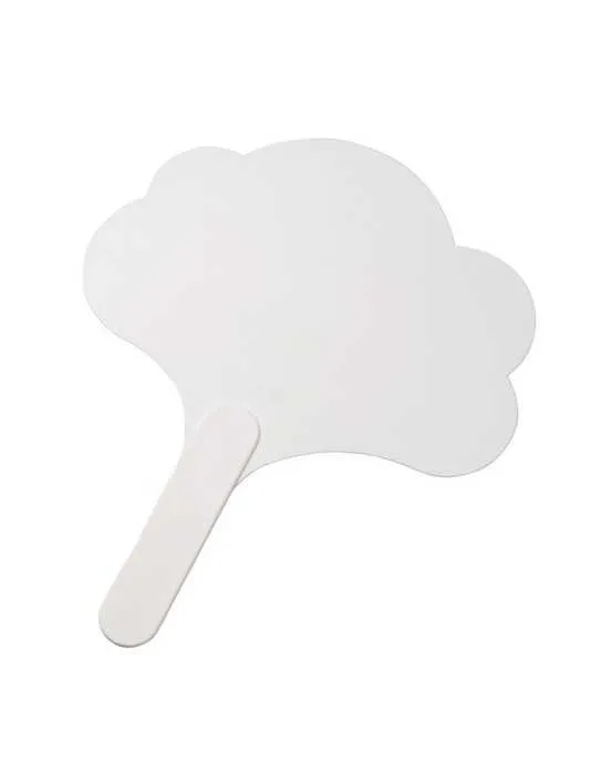 Eventail nuage blanc