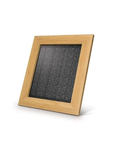 CADRE SOLAIRE EN BAMBOU AVEC CHARGEUR 2