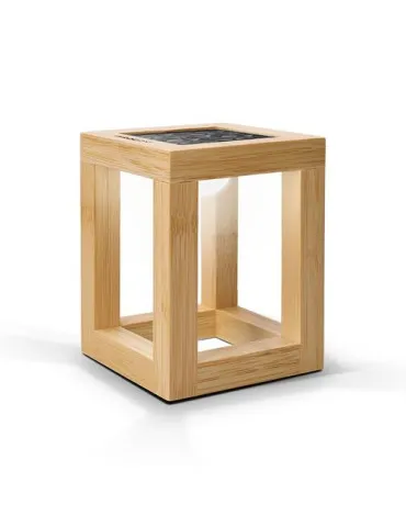 LAMPE SOLAIRE EN BAMBOU 2