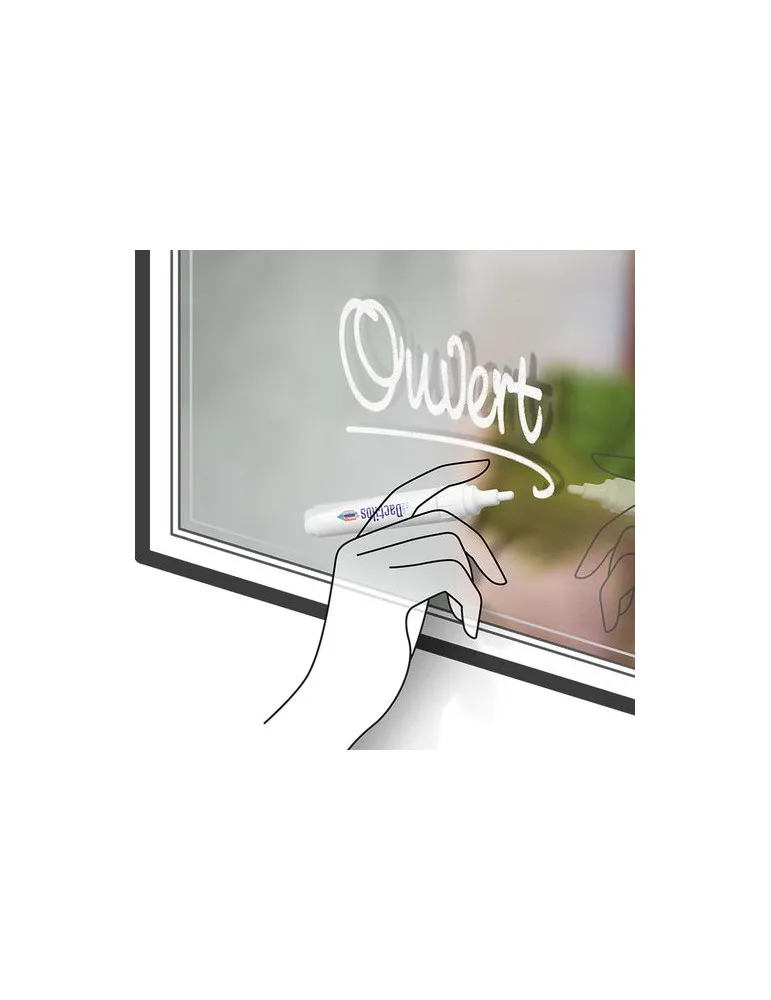 STYLO FEUTRE MARQUEUR CRAIE EFFACABLE