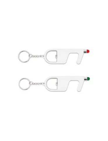 PORTE-CLES 3 EN 1 SANS CONTACT ANTIBACTERIEN 2