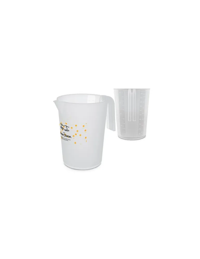 PICHET, POT, EN POLYPROPYLENE (PP) 110 cl RAS BORD