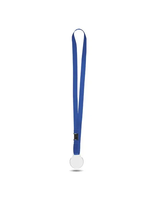 MEDAILLE PLASTIQUE (PMMA) EP 3 mm ET MAXI 30 cm2 AVEC CORDON SATIN