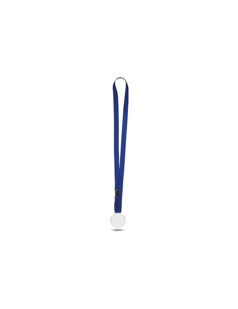 MEDAILLE PLASTIQUE (PMMA) EP 3 mm ET MAXI 30 cm2 AVEC CORDON SATIN