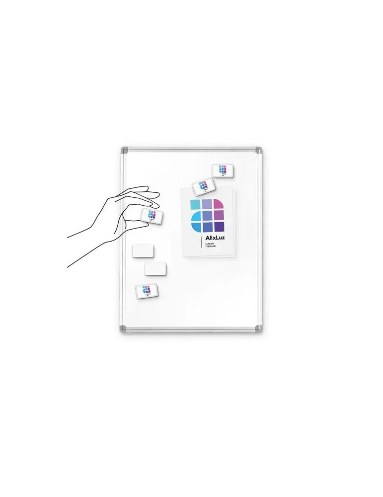 MAGNET RECTANGLE 55x34 mm - AIMANT PUISSANT, SUPPORT DE PLAN