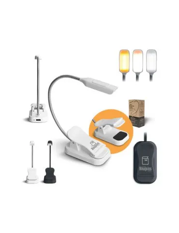 LAMPE LED DE LECTURE FLEXIBLE AVEC PINCE 2